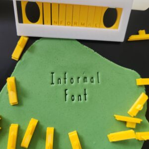 Alphapress V2 : Font Stamps : Informal Set